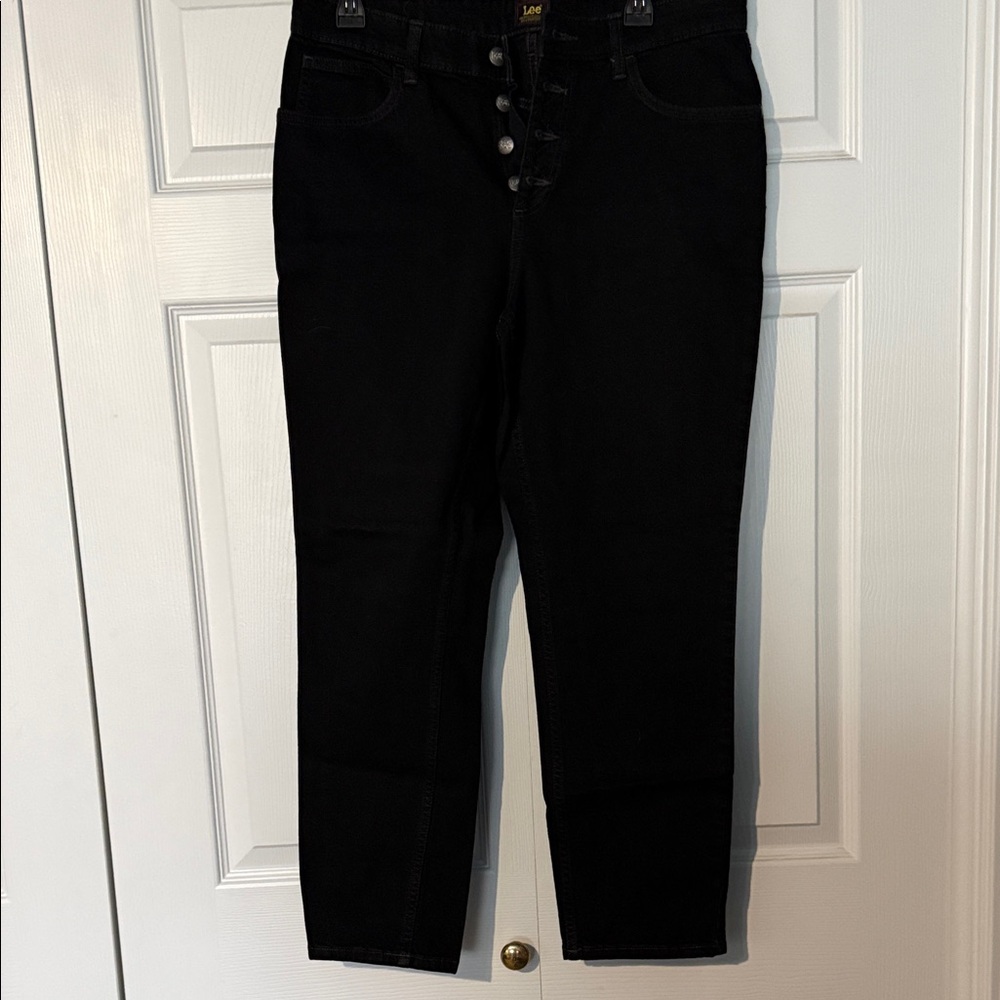 Lee Women's Black Ankle Jeans